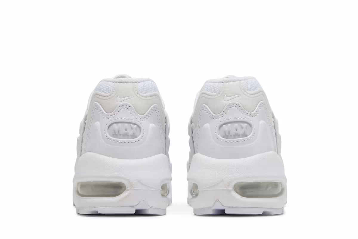 Nike Women's Air Max 96 2 Triple White, view 7