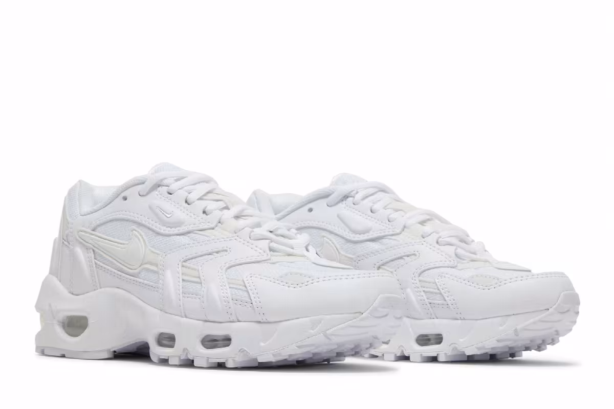 Nike Women's Air Max 96 2 Triple White, view 9