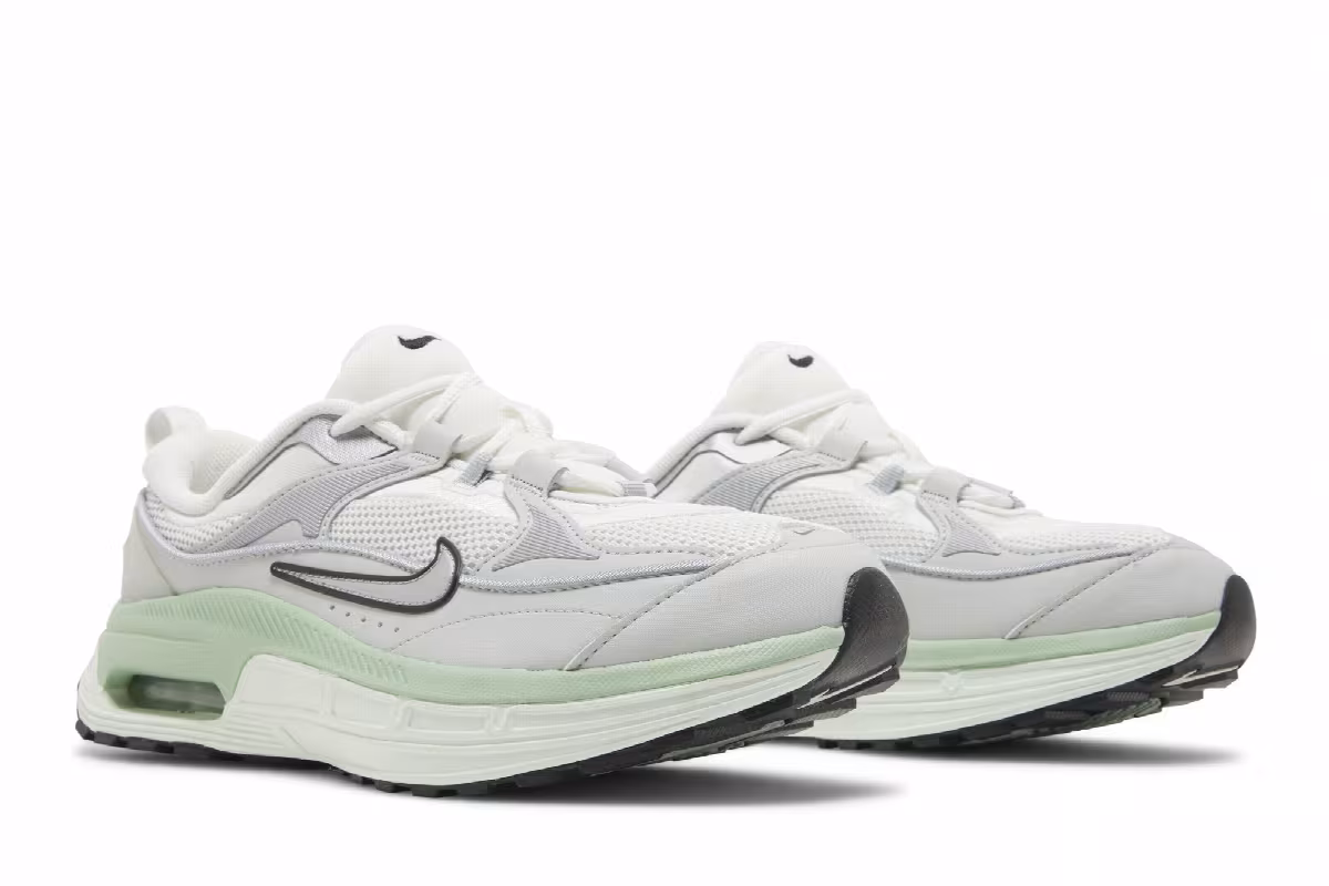 Nike Women's Air Max Bliss White Silver Sage, view 9