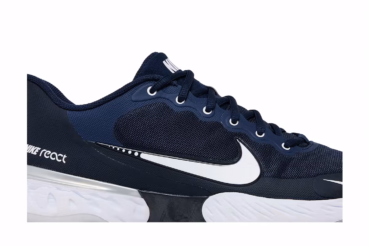 Nike Alpha Huarache Elite 3 Low College Navy, view 3