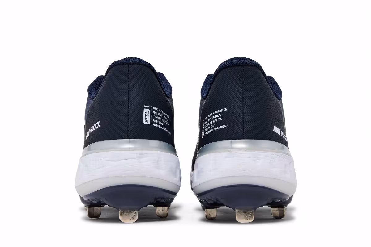 Nike Alpha Huarache Elite 3 Low College Navy, view 7