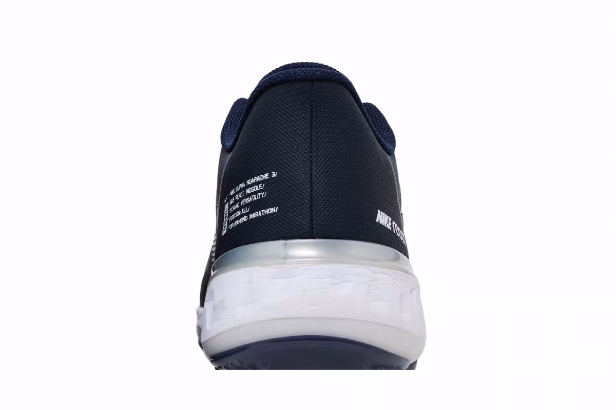 Nike Alpha Huarache Elite 3 Low College Navy, view 8