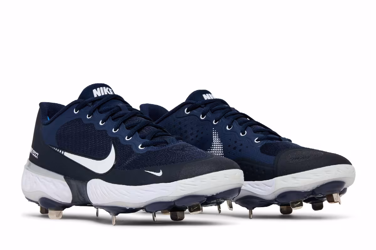 Nike Alpha Huarache Elite 3 Low College Navy, view 9