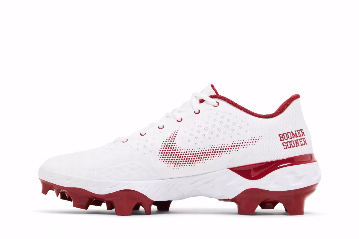 Nike Alpha Huarache Elite 3 Low Oklahoma, view 4