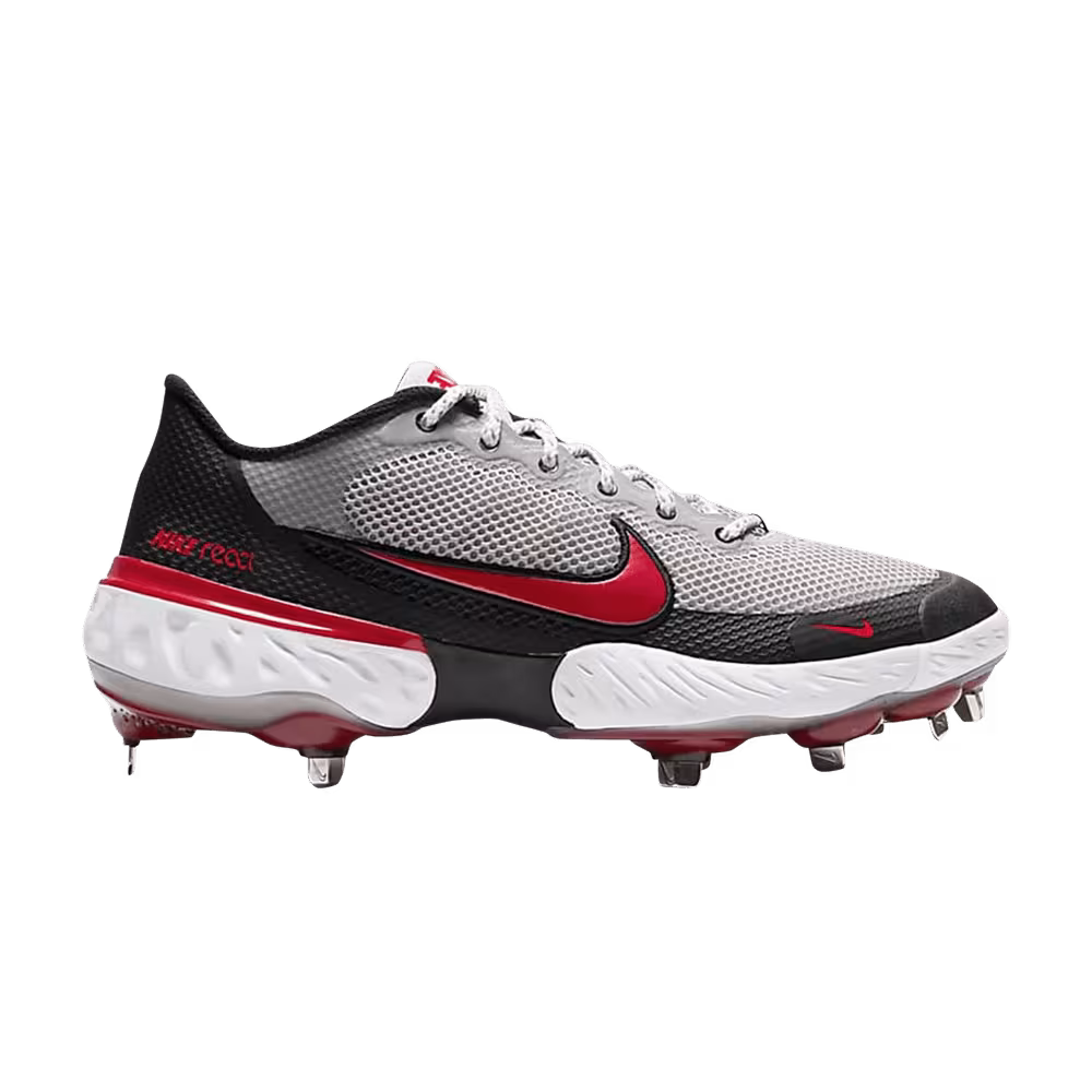Nike Alpha Huarache Elite 3 Low Smoke Grey Red