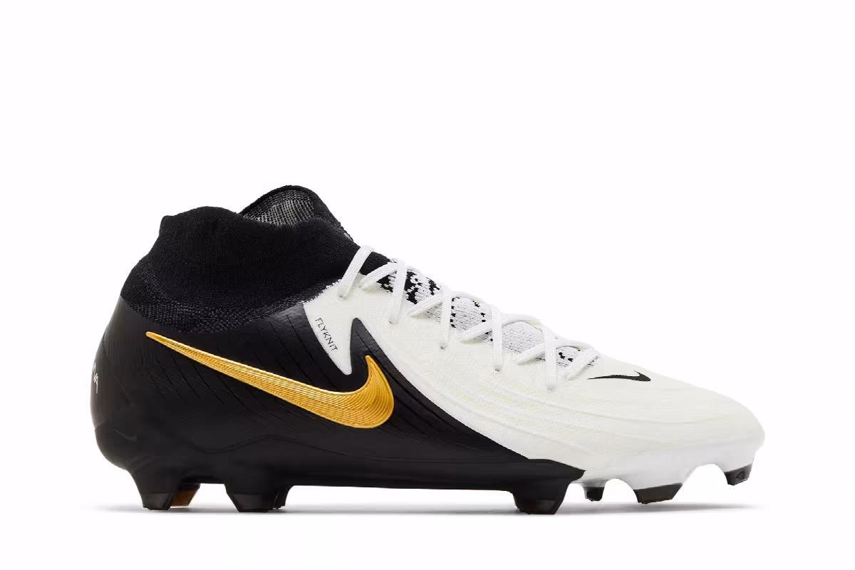 Nike Phantom Luna 2 Pro FG White Black Metallic Gold Coin, view 2
