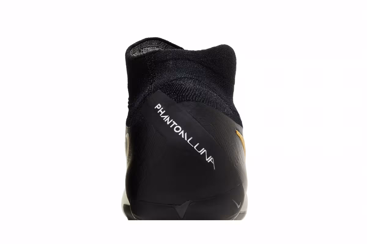 Nike Phantom Luna 2 Pro FG White Black Metallic Gold Coin, view 8