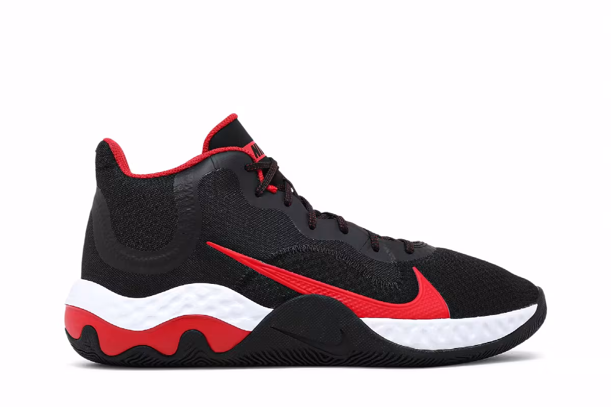 Nike Renew Elevate Black University Red, view 2