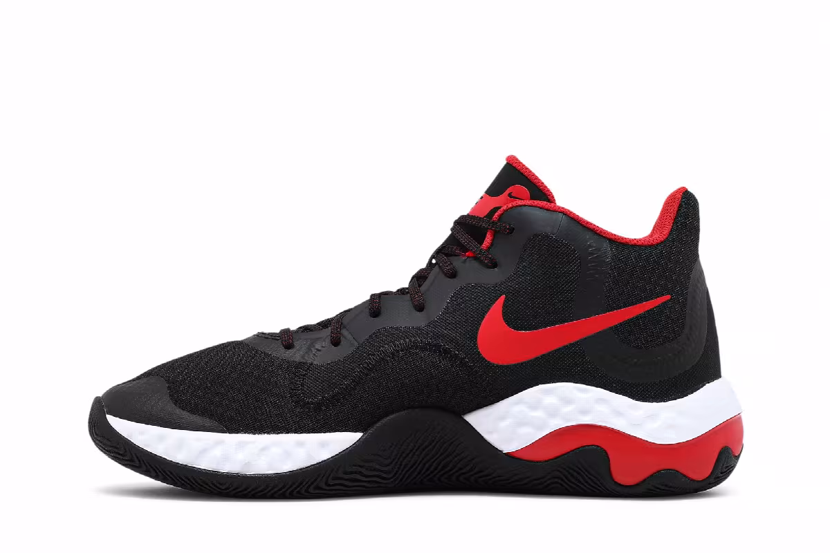 Nike Renew Elevate Black University Red, view 4