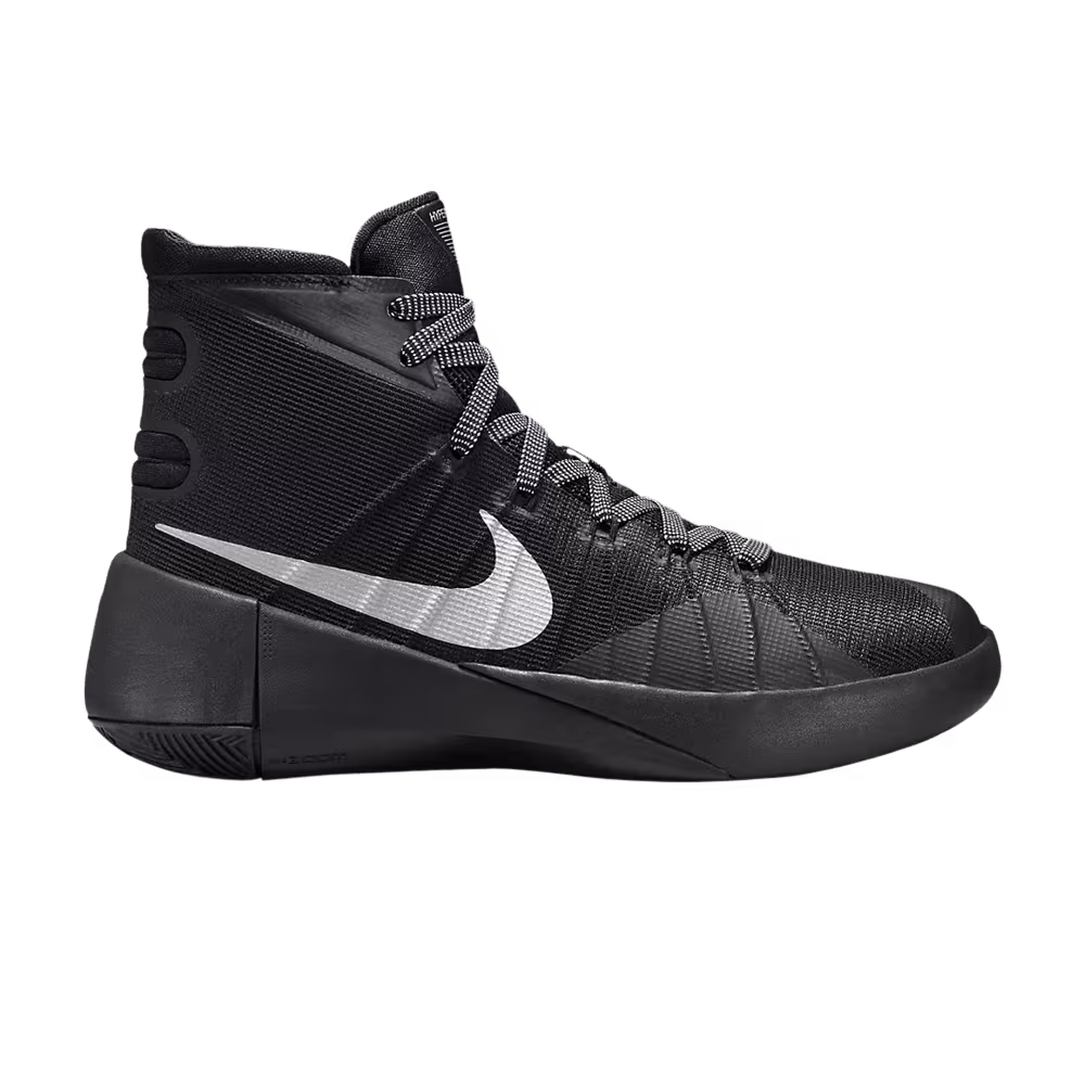 Nike Hyperdunk 2015 GS Black Metallic Silver