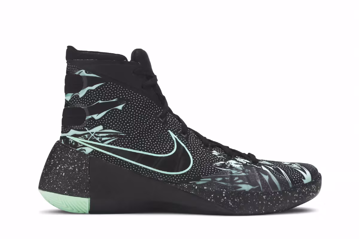 Nike Hyperdunk 2015 Premium Green Glow, view 2