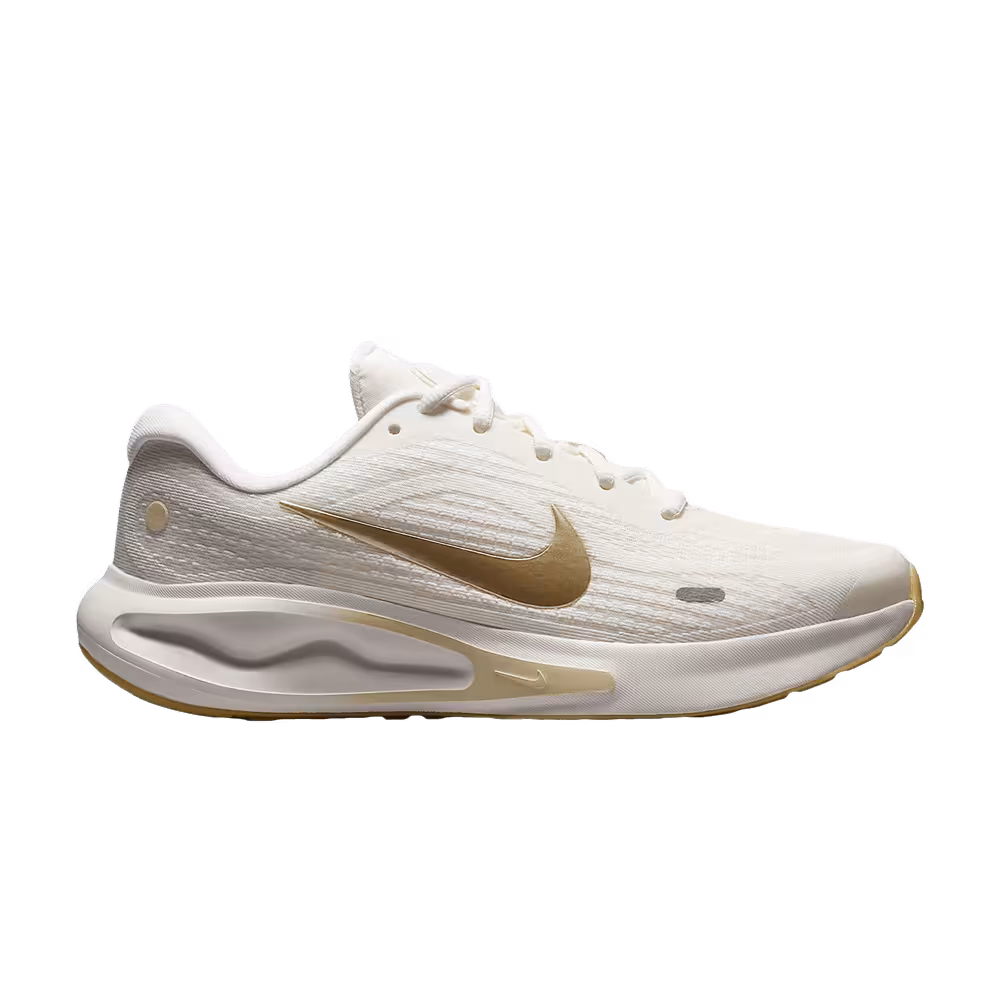 Nike Women's Journey Run Sail White Phantom Grey White Light Khaki Metal Valley