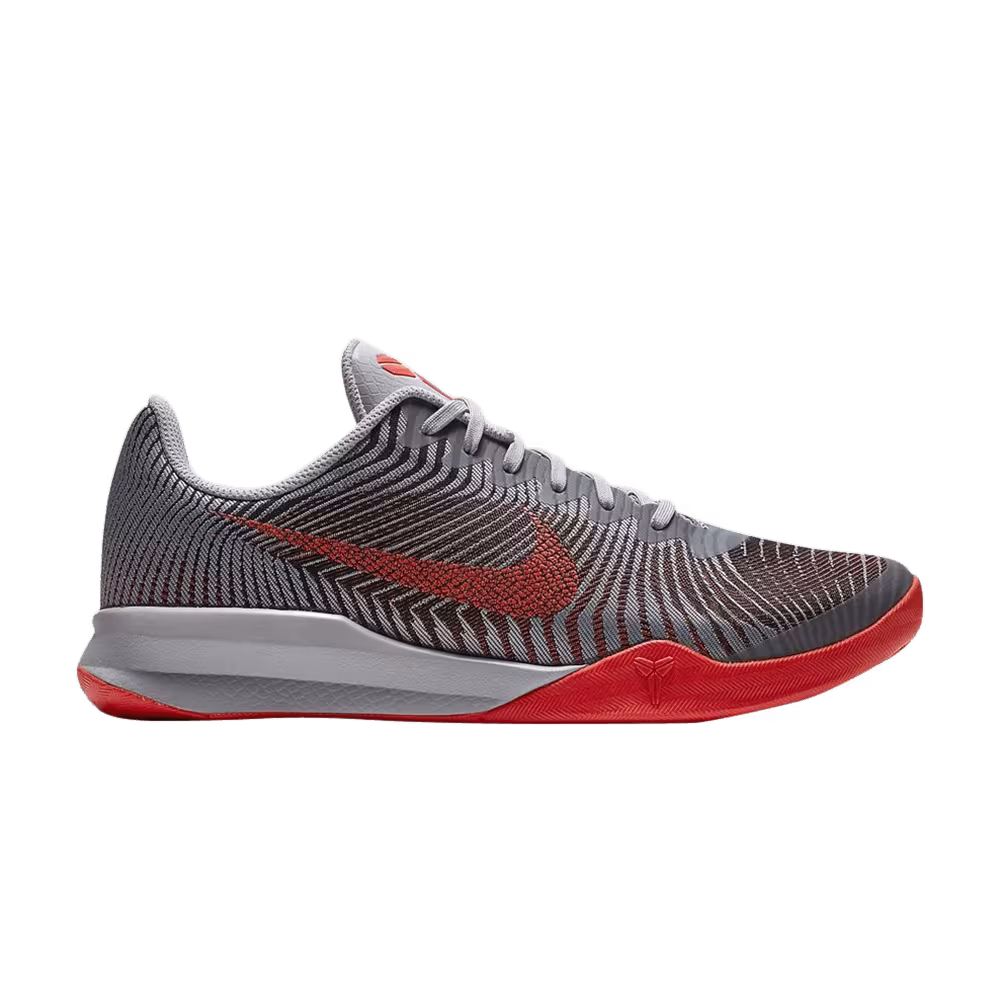 Nike KB Mentality 2 Wolf Grey Bright Crimson