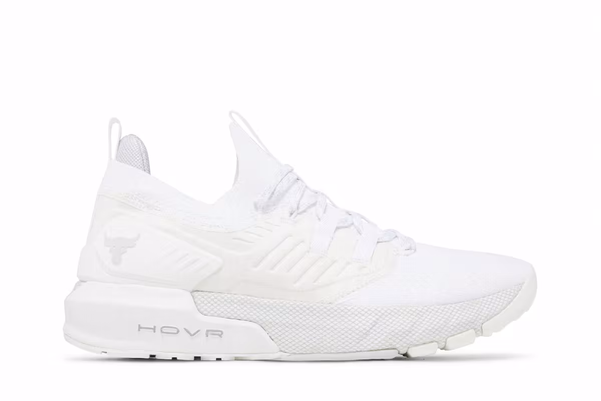 Under Armour Project Rock 3 White Halo Grey, view 2