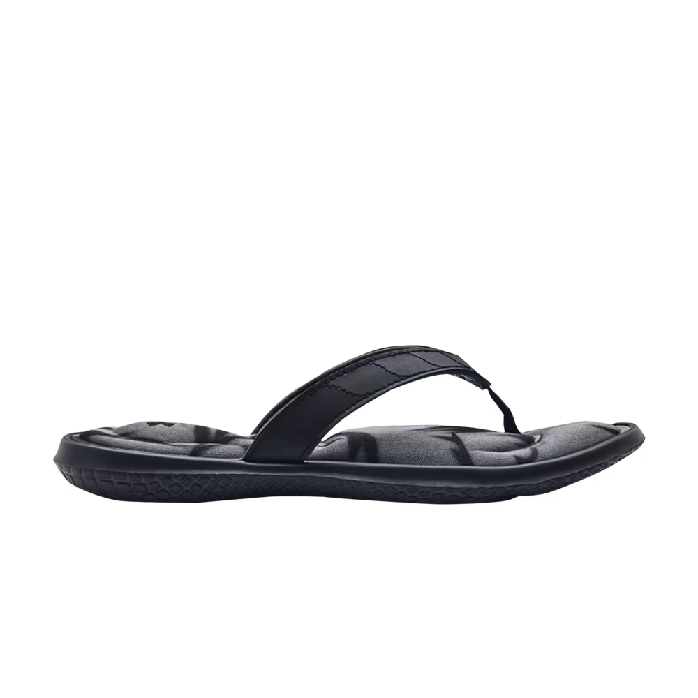 Under Armour Women's Marbella 7 FB Sandal Graphic - Black