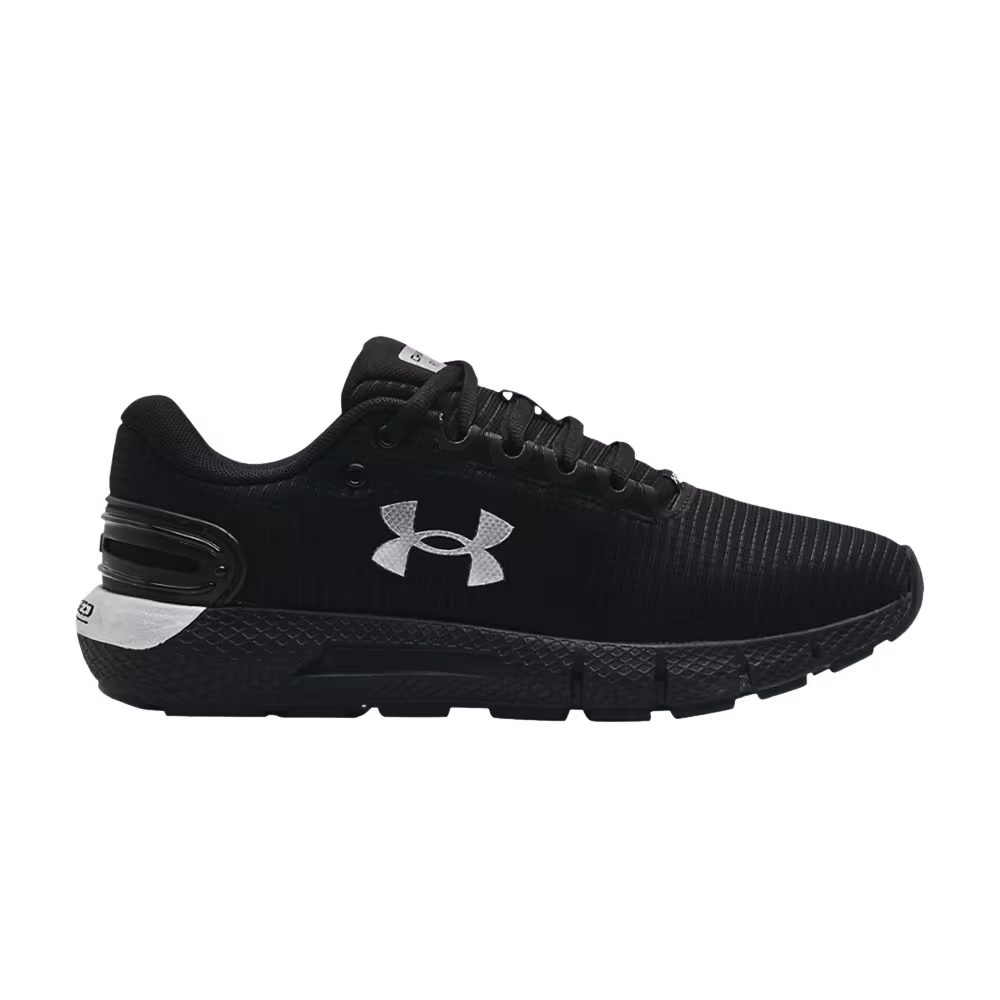 Under Armour Women's Charged Rogue 2.5 Rip Black Metallic Silver
