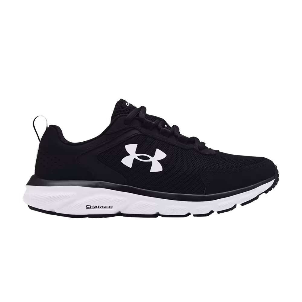 Under Armour Women's Charged Assert 9 Wide Black White
