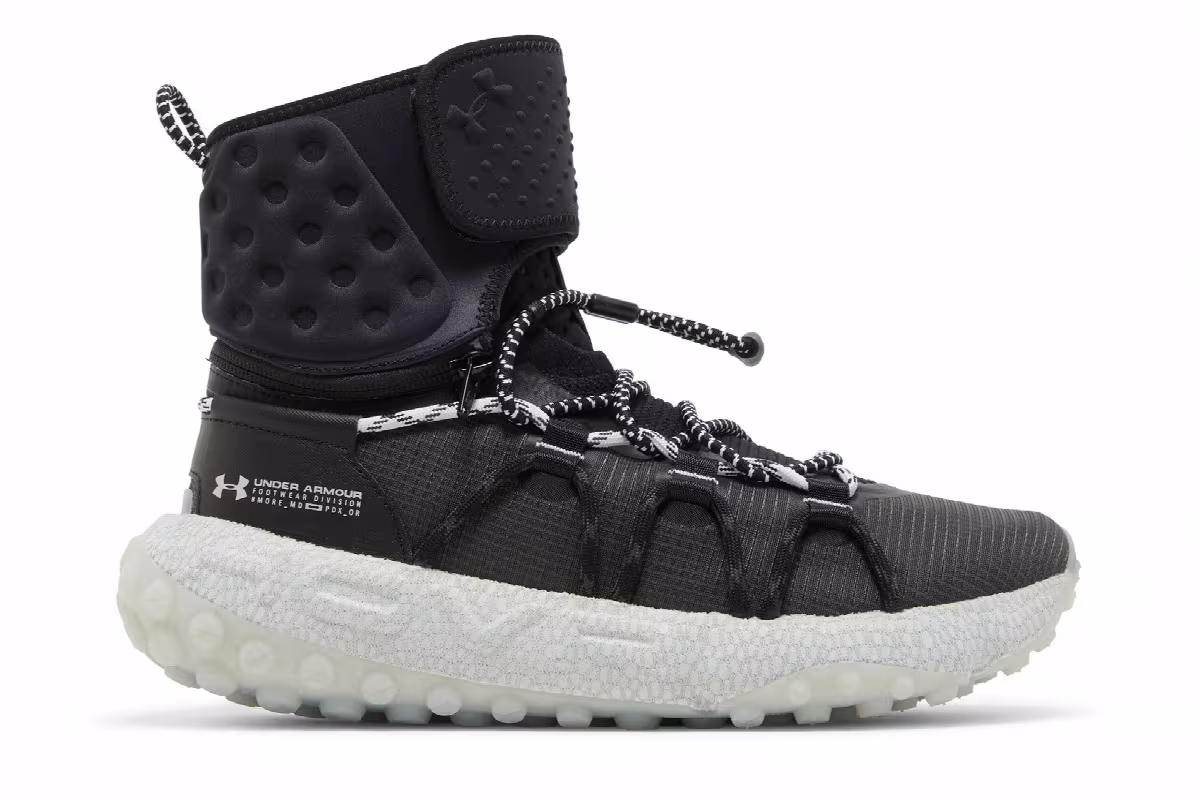Under Armour HOVR Summit Fat Tire Cuff Black Halo Grey, view 2