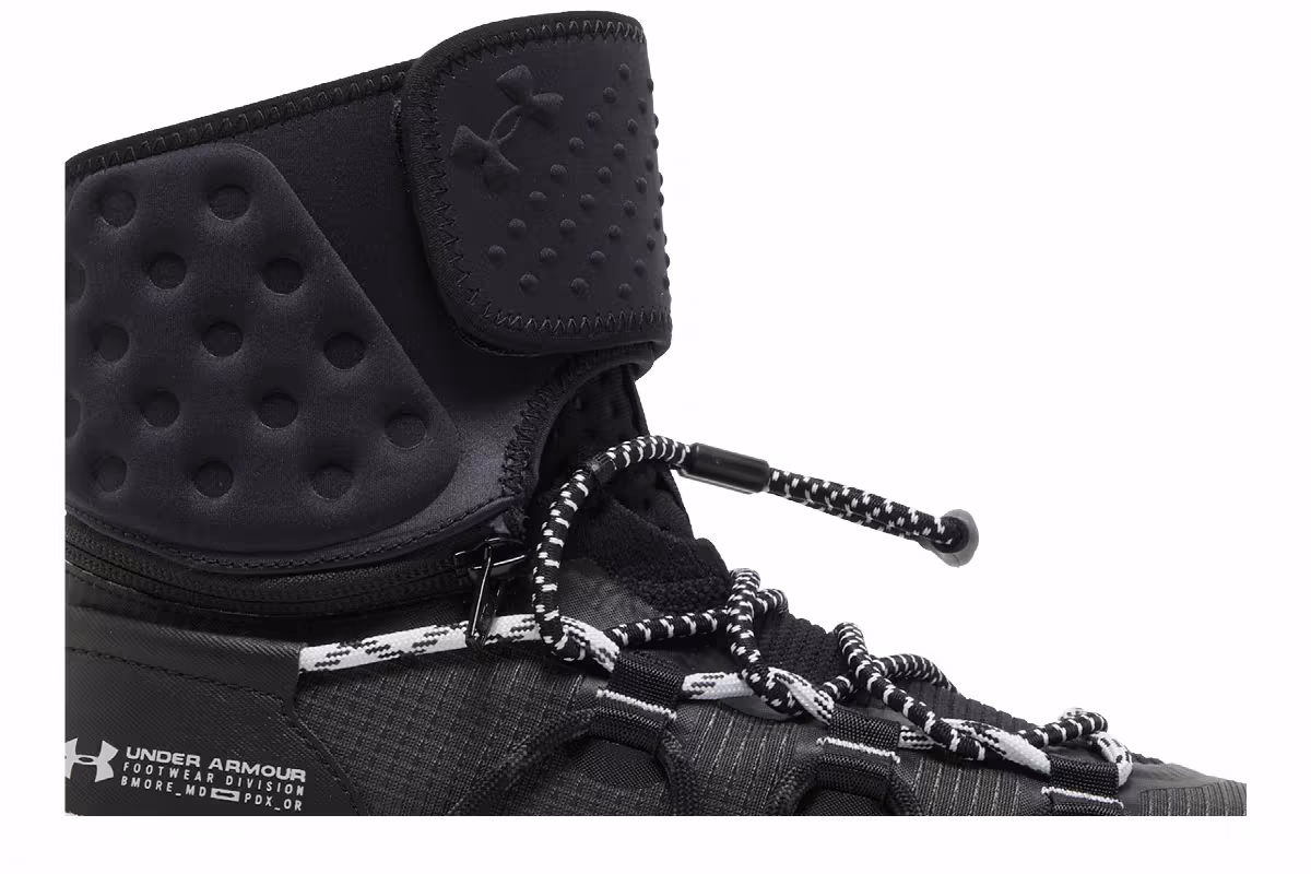 Under Armour HOVR Summit Fat Tire Cuff Black Halo Grey, view 3