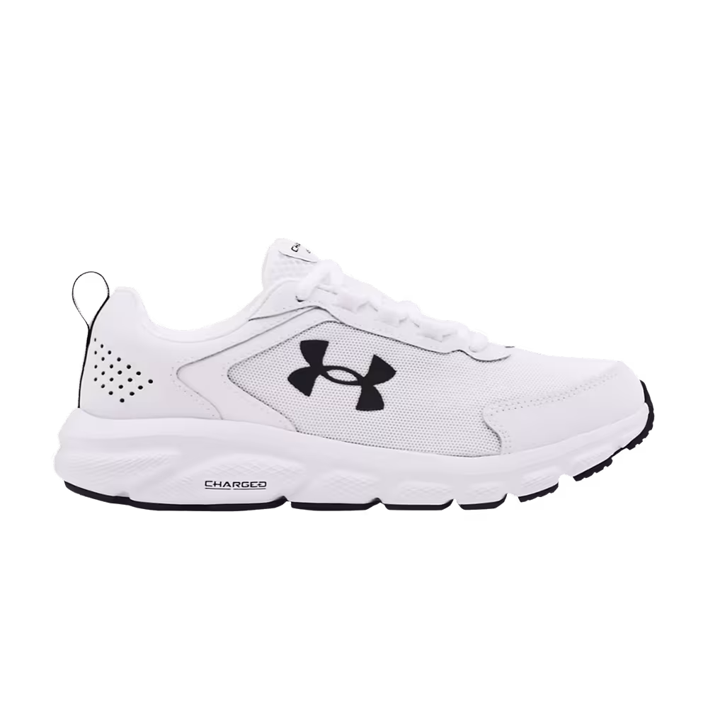 Under Armour Women's Charged Assert 9 Wide White Black