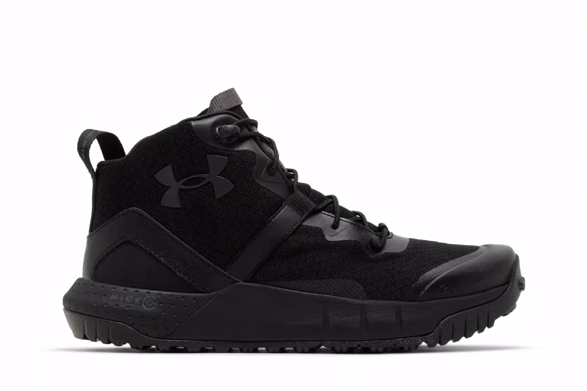 Under Armour Micro G Valsetz Mid Black Jet Grey, view 2