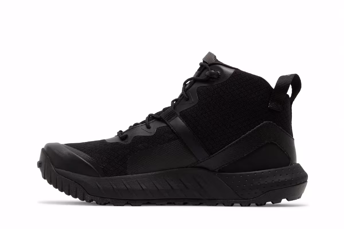 Under Armour Micro G Valsetz Mid Black Jet Grey, view 4