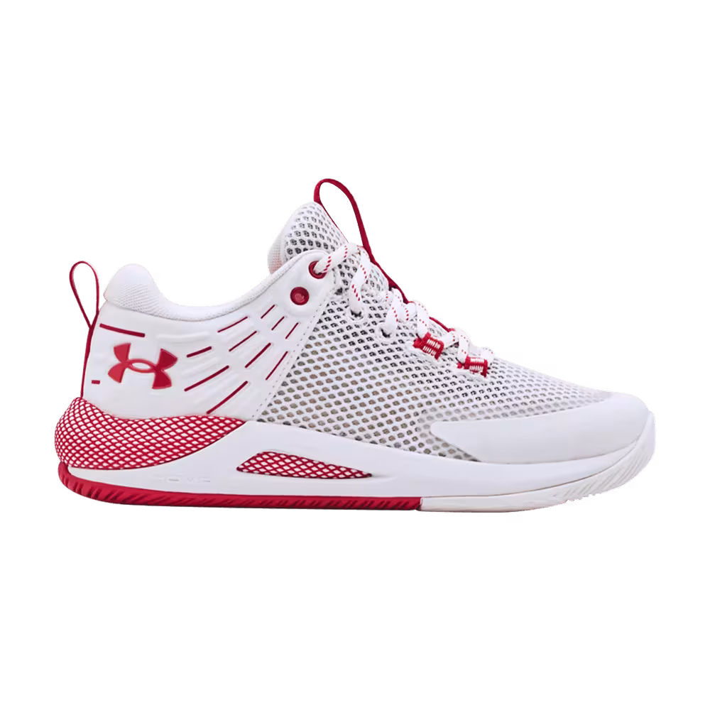 Under Armour Women's HOVR Block City White Red