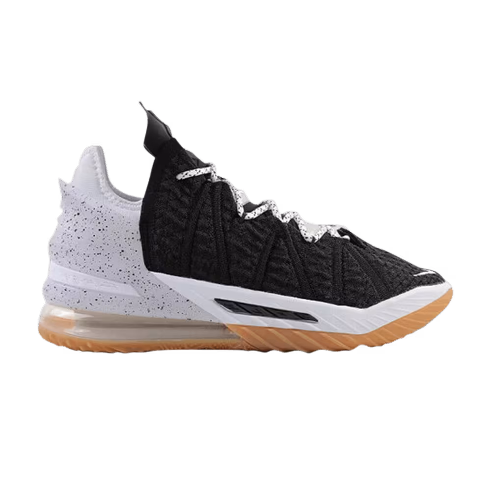 Nike LeBron 18 EP Black White Gum