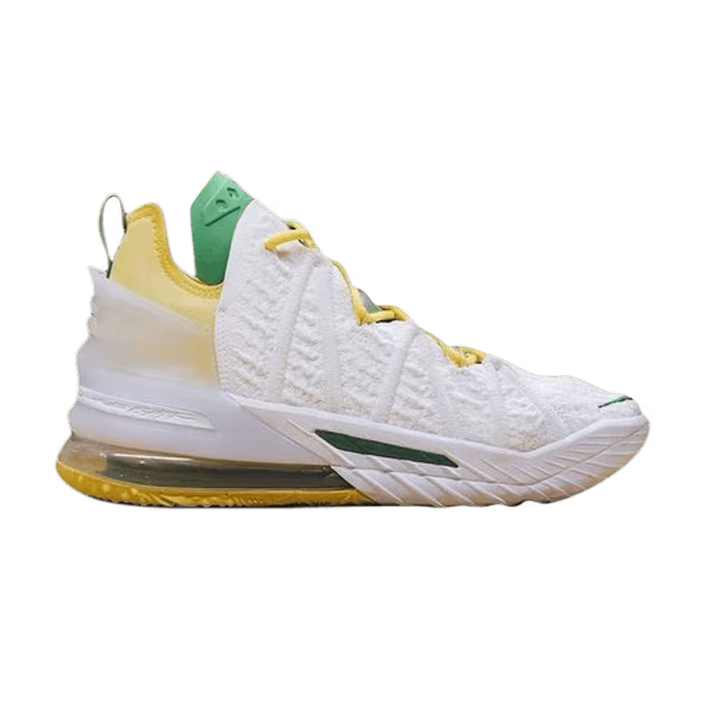 Nike LeBron 18 Oregon Ducks Home