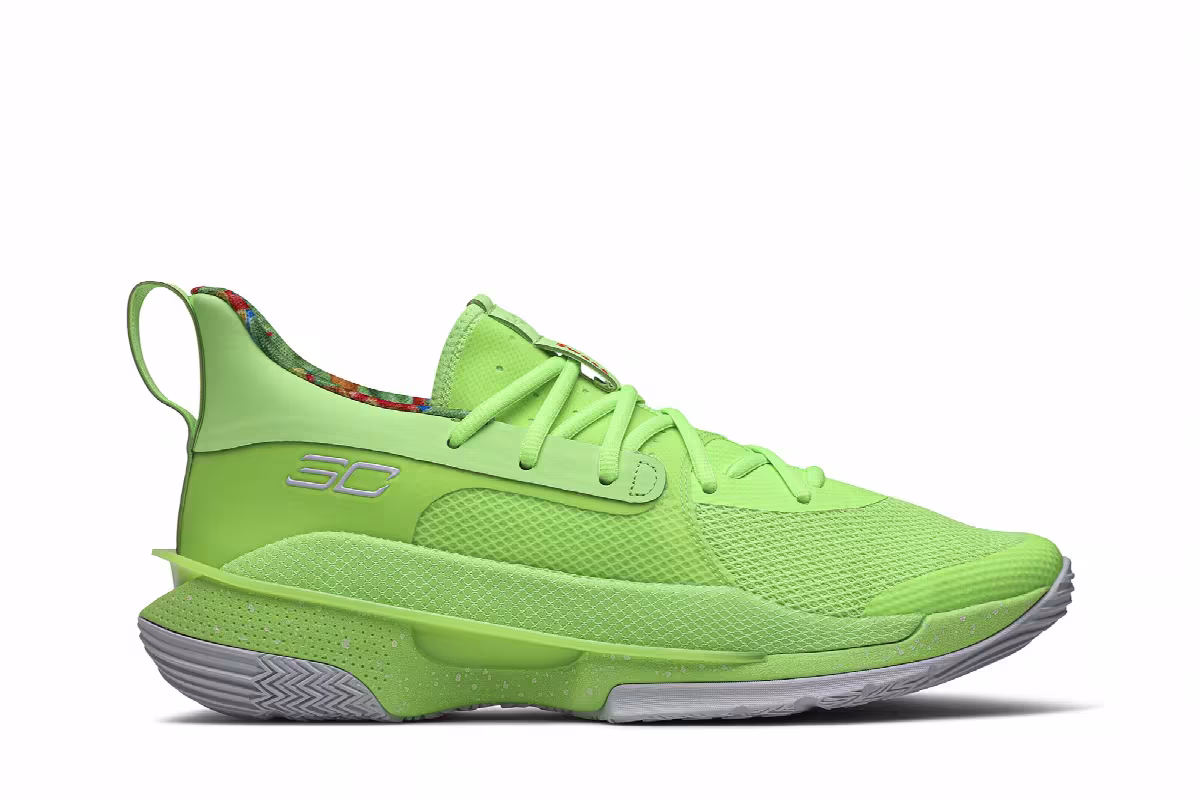 Sour Patch Kids x Under Armour Curry 7 Lime, view 2