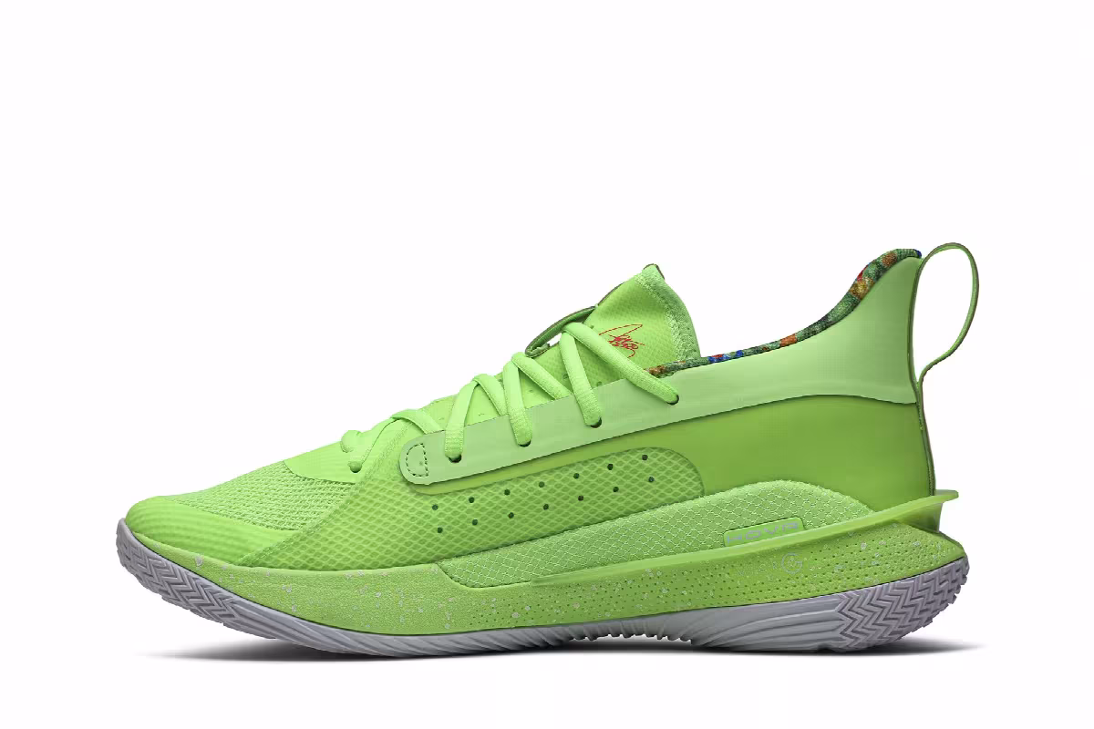 Sour Patch Kids x Under Armour Curry 7 Lime, view 4