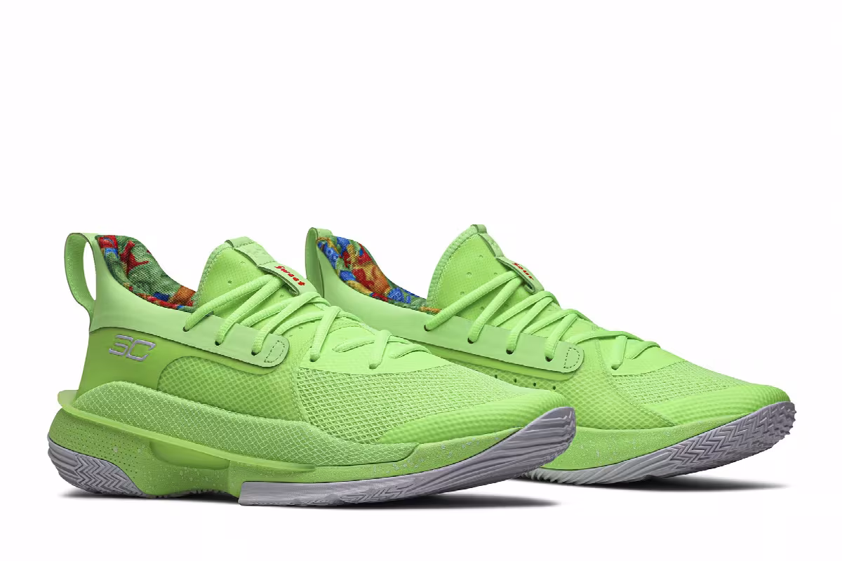Sour Patch Kids x Under Armour Curry 7 Lime, view 9