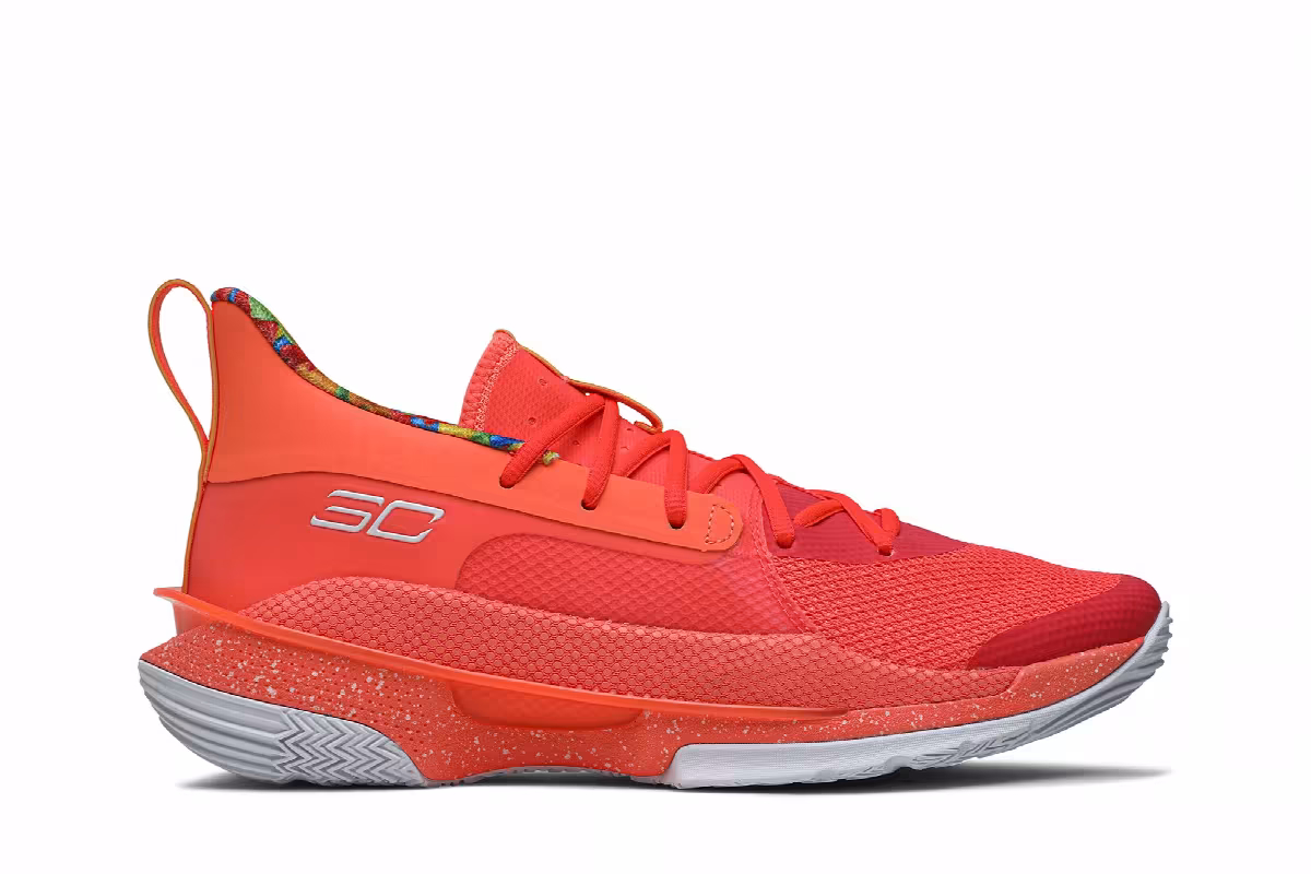 Sour Patch Kids x Under Armour Curry 7 Peach, view 2