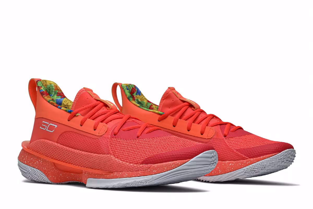 Sour Patch Kids x Under Armour Curry 7 Peach, view 9