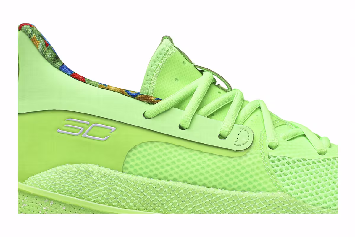 Under Armour Sour Patch Kids x Curry 7 GS Lime, view 3