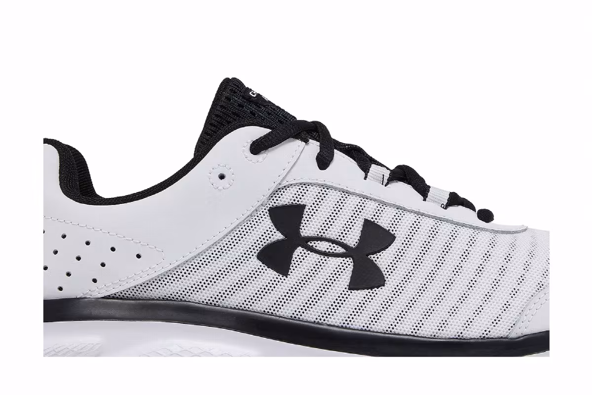 Under Armour Charged Assert 8 White Black, view 3