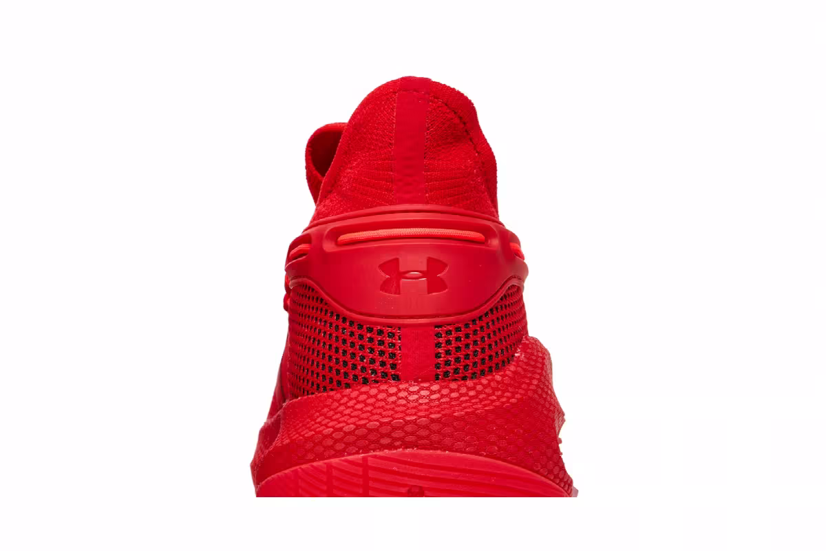 Under Armour Curry 6 Team Triple Red, view 8