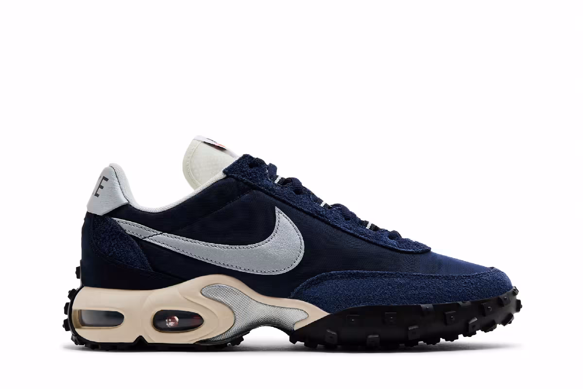 Nike Air Max Waffle Racer SP Navy Silver, view 2