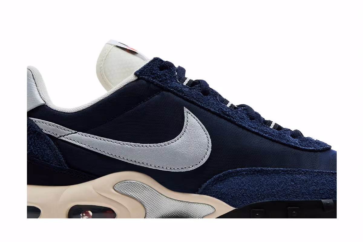 Nike Air Max Waffle Racer SP Navy Silver, view 3