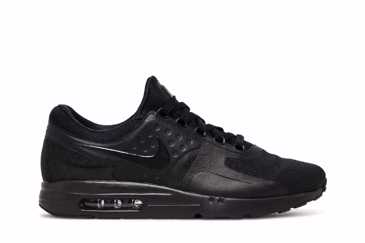 Nike Air Max Zero Essential Triple Black, view 2