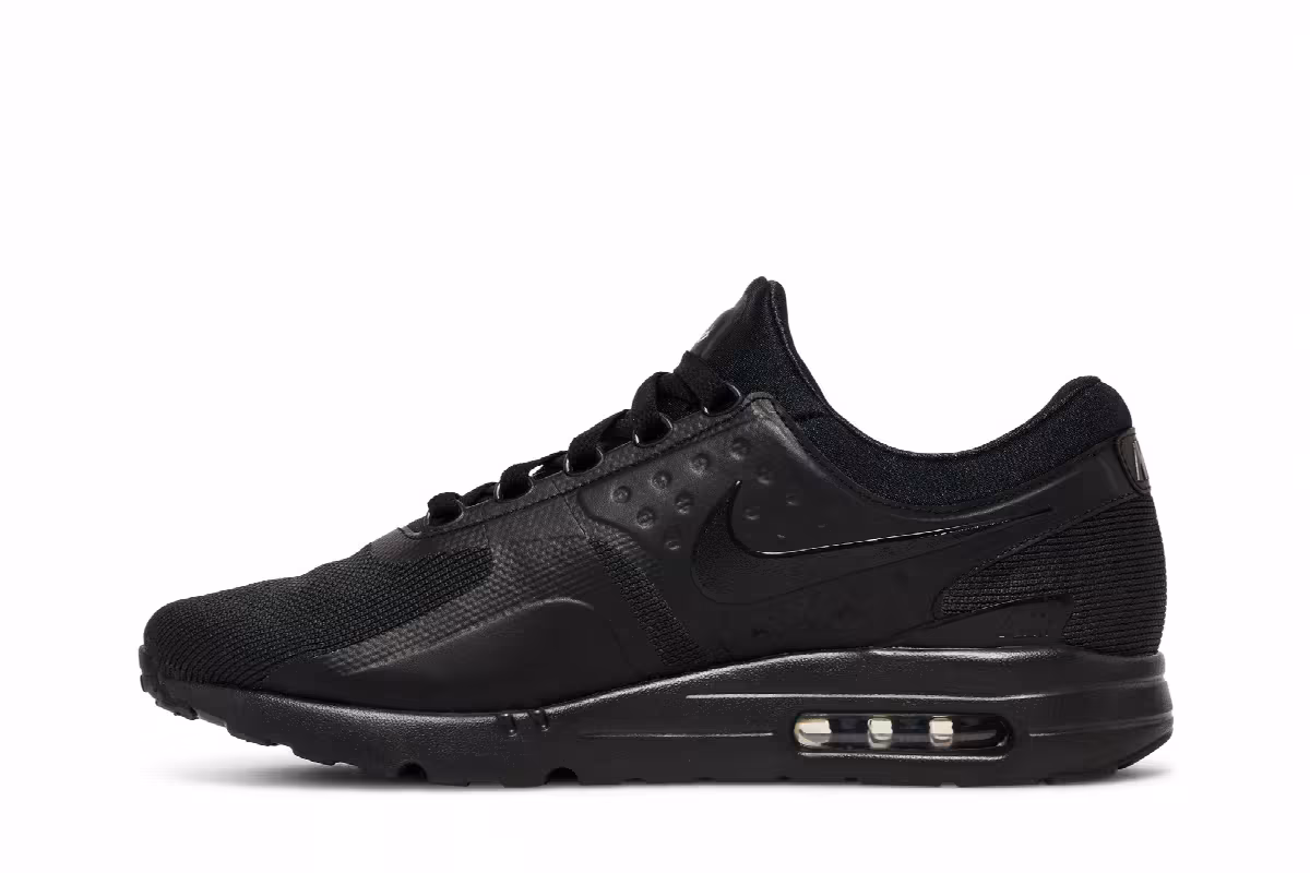 Nike Air Max Zero Essential Triple Black, view 4