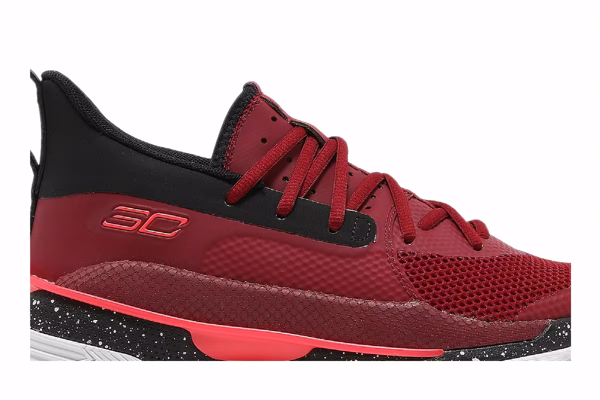 Under Armour Curry 7 GS Red Cordova, view 3