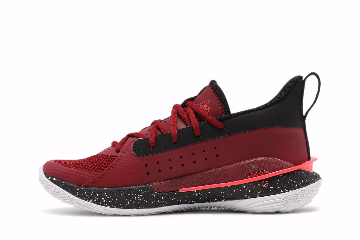 Under Armour Curry 7 GS Red Cordova, view 4