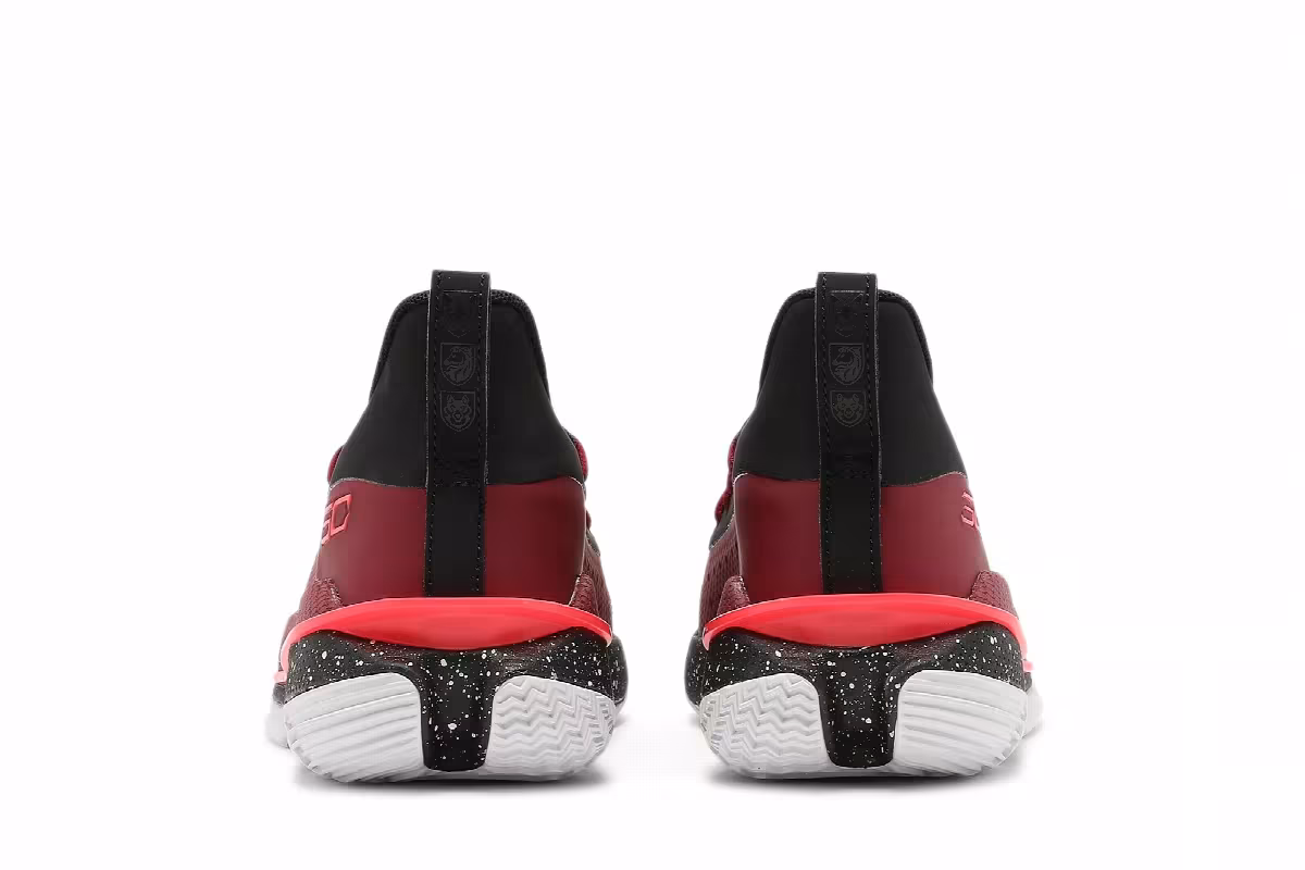 Under Armour Curry 7 GS Red Cordova, view 7