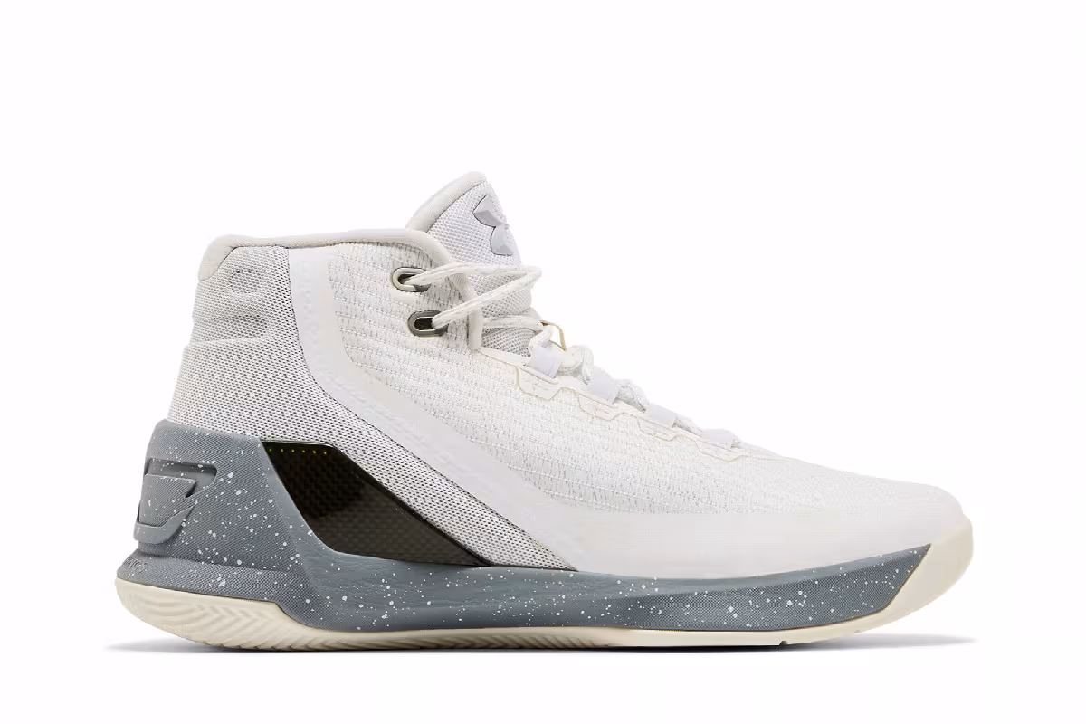 Under Armour Curry 3 White, view 2