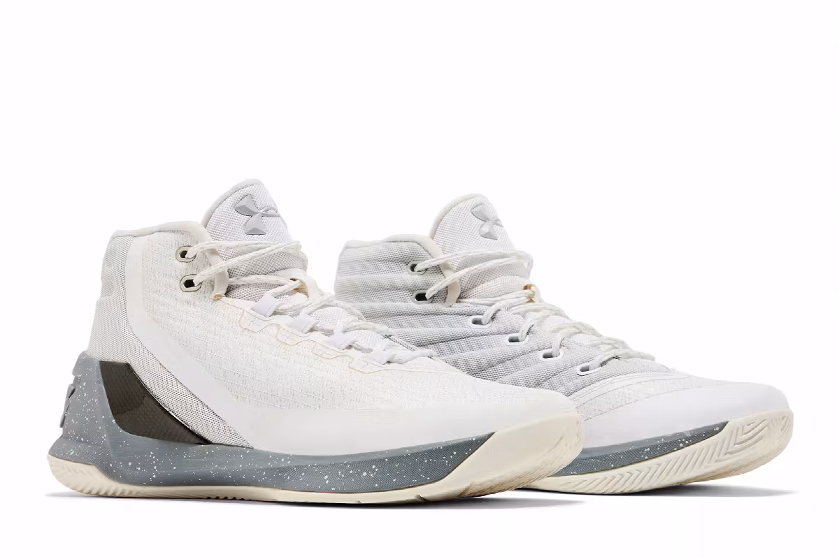 Under Armour Curry 3 White, view 9
