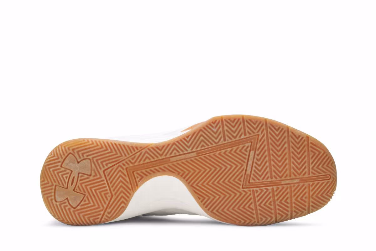 Under Armour Curry 1 Lux Mid Leather White Gum, view 5