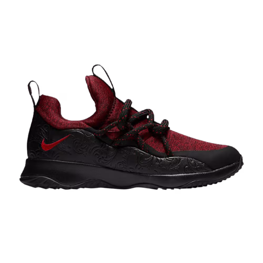 Nike Women's City Loop Black Red Floral