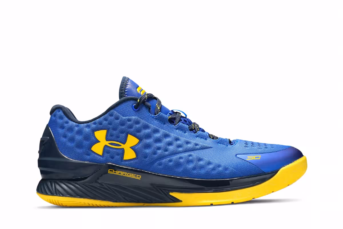Under Armour Curry 1 Low Warriors, view 2