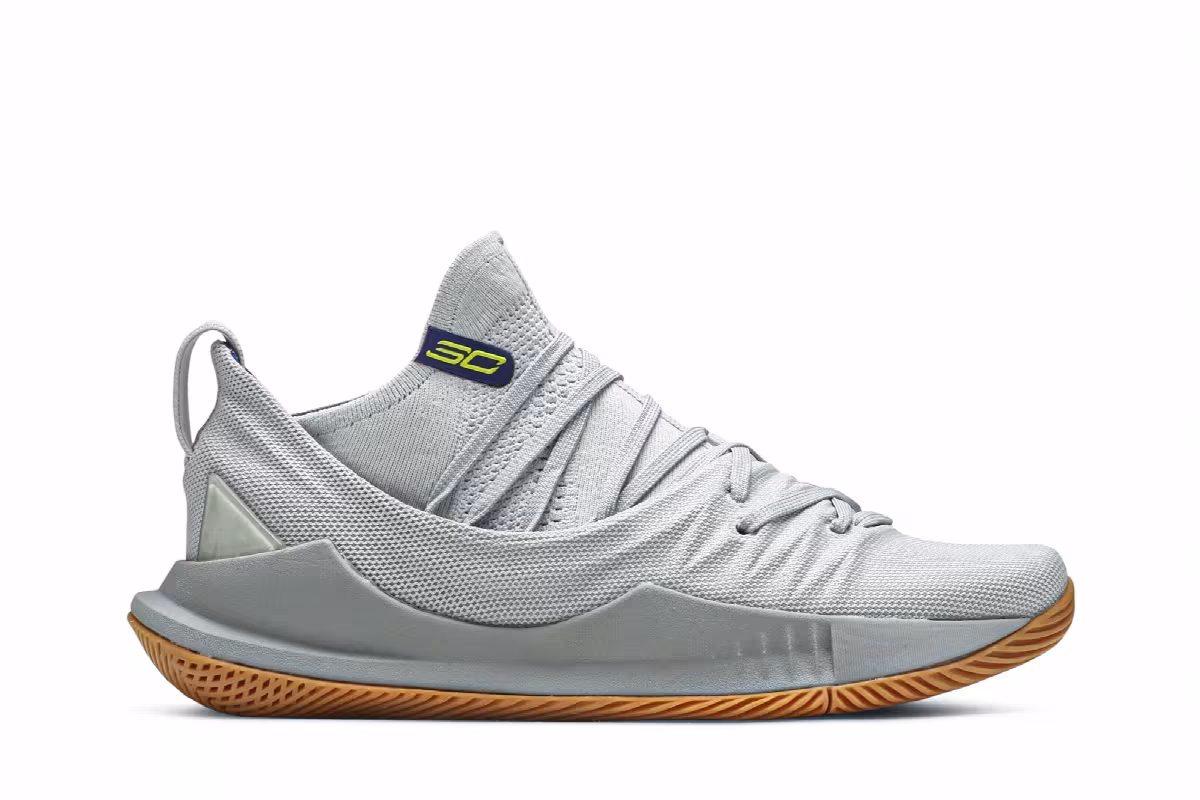 Under Armour Curry 5 Elemental Tokyo Grey, view 2